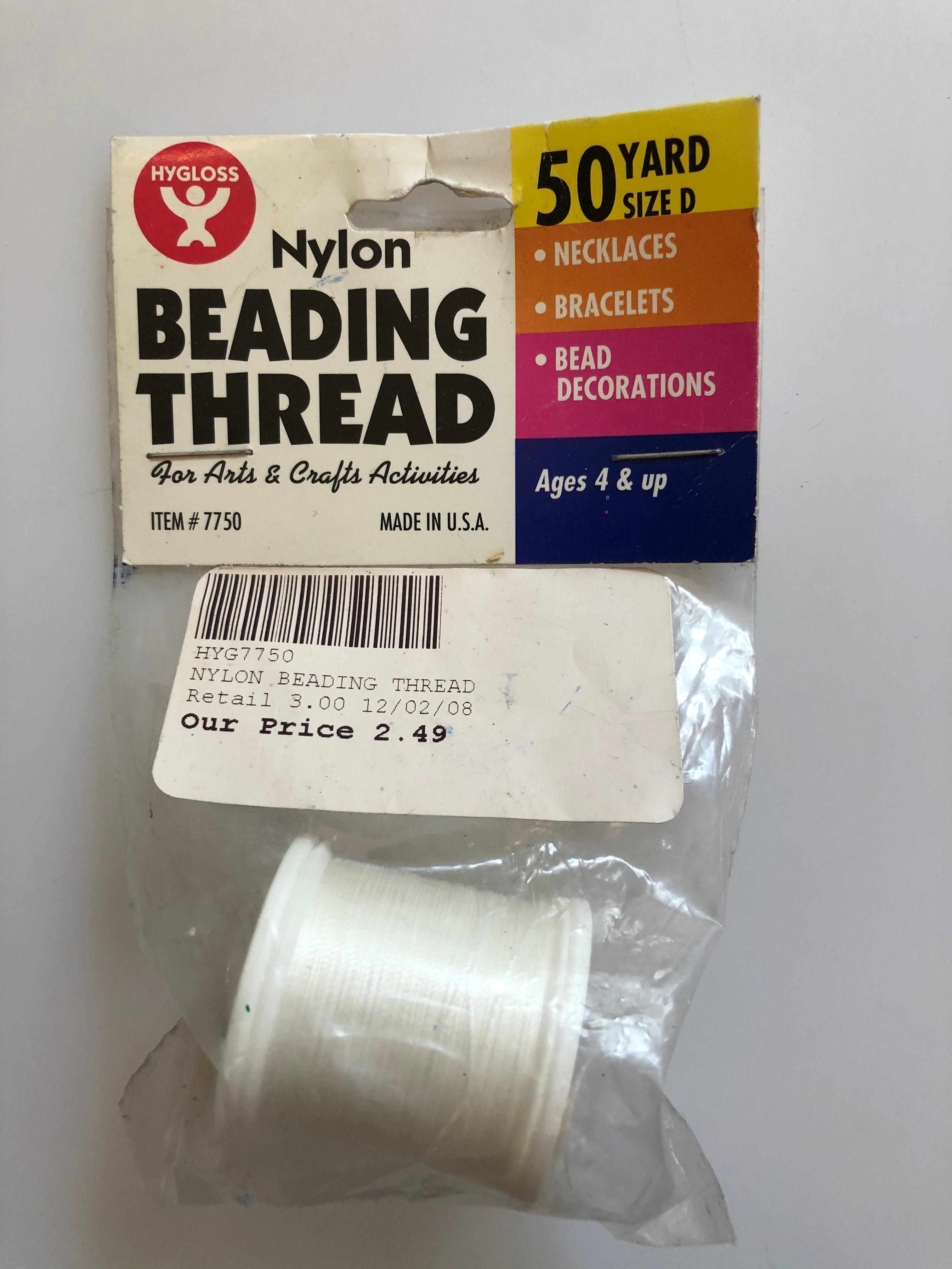 HyGLoss Nylon Beading Thread HYG7750