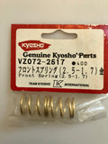 Kyosho Vz072-2517 Fr Sprng Gld 2.5x1. KYOC3753