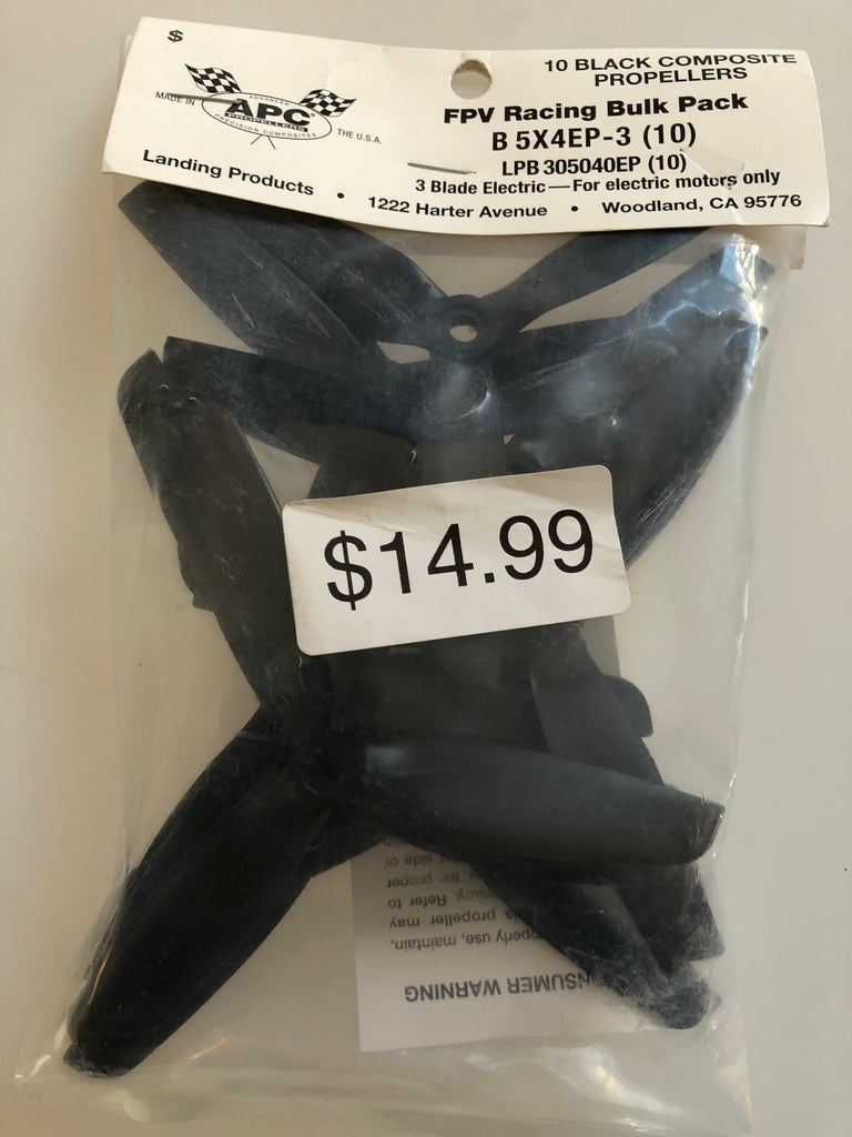 APC B 5x4EP-3 FPV Racing Bulk Pack (10) APCLPB305040EP