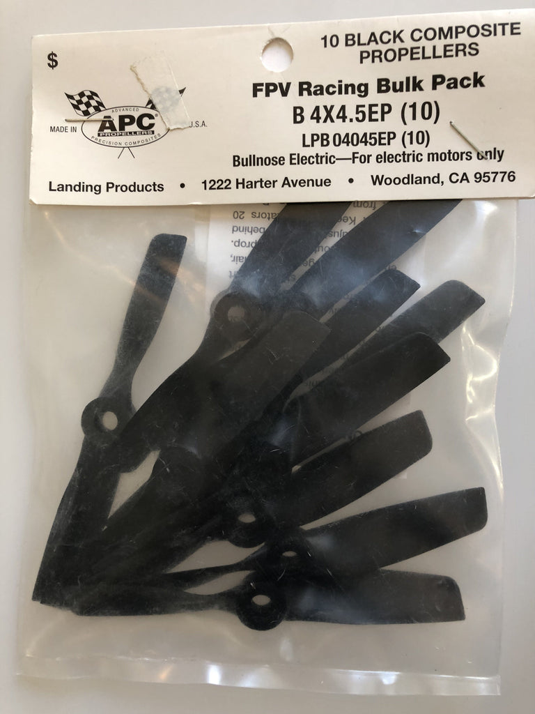 APC B 4x4.5EP FPV Racing Bulk Pack (10) APCLPB04045EP