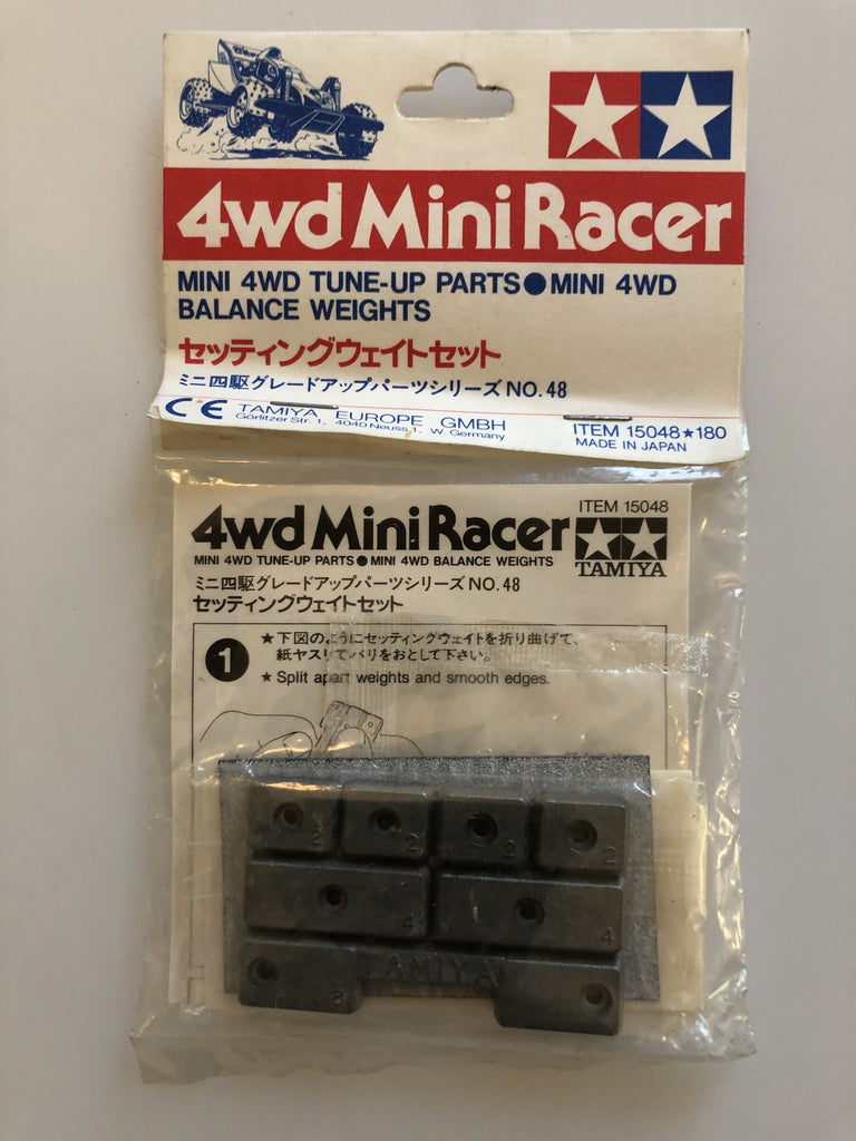 Tamiya 4WD Mini Racer Balance Weights TAM15048