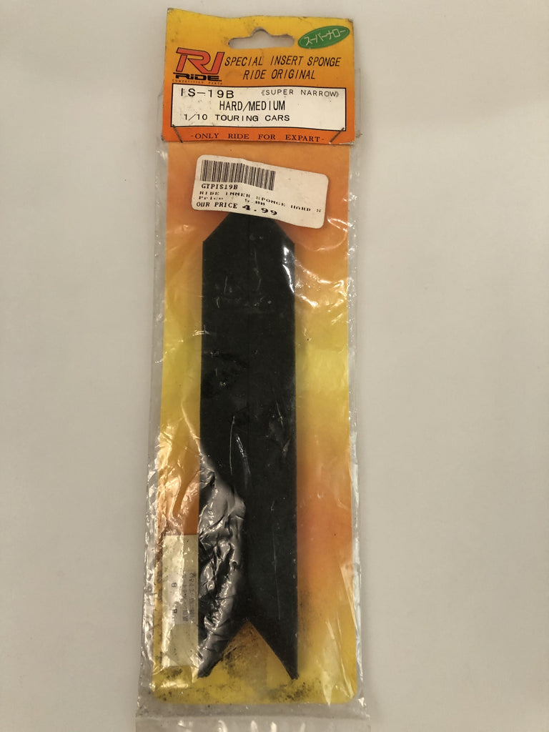 RJ Ride IS-19B Hard/Medium Super Narrow Inner Sponge 1/10 Touring Cars GTPIS19B