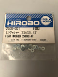 Hirobo 2506-001 Flat Washer 2x6x0.4T HIR2506001