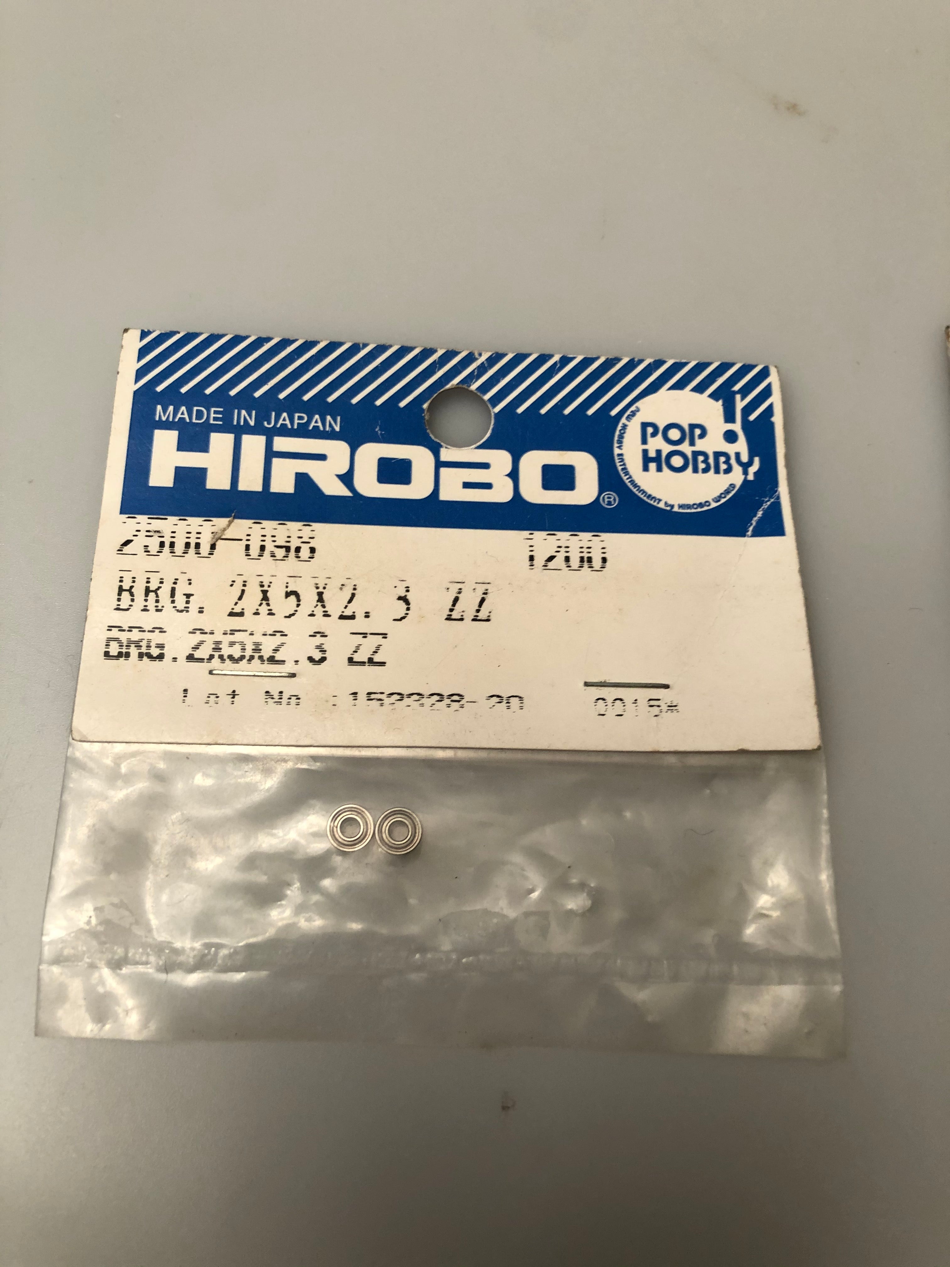 Hirobo 2500-098 Bearing 2x5x2.3 ZZ HIR2500098