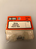 Dubro Strip Aileron Horn Set (2) DUB103