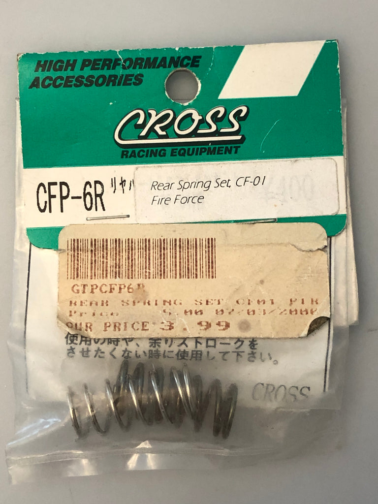 Cross Racing CFP-6R Rear Spring Set CF-01 Fire Force GTPCFP6R