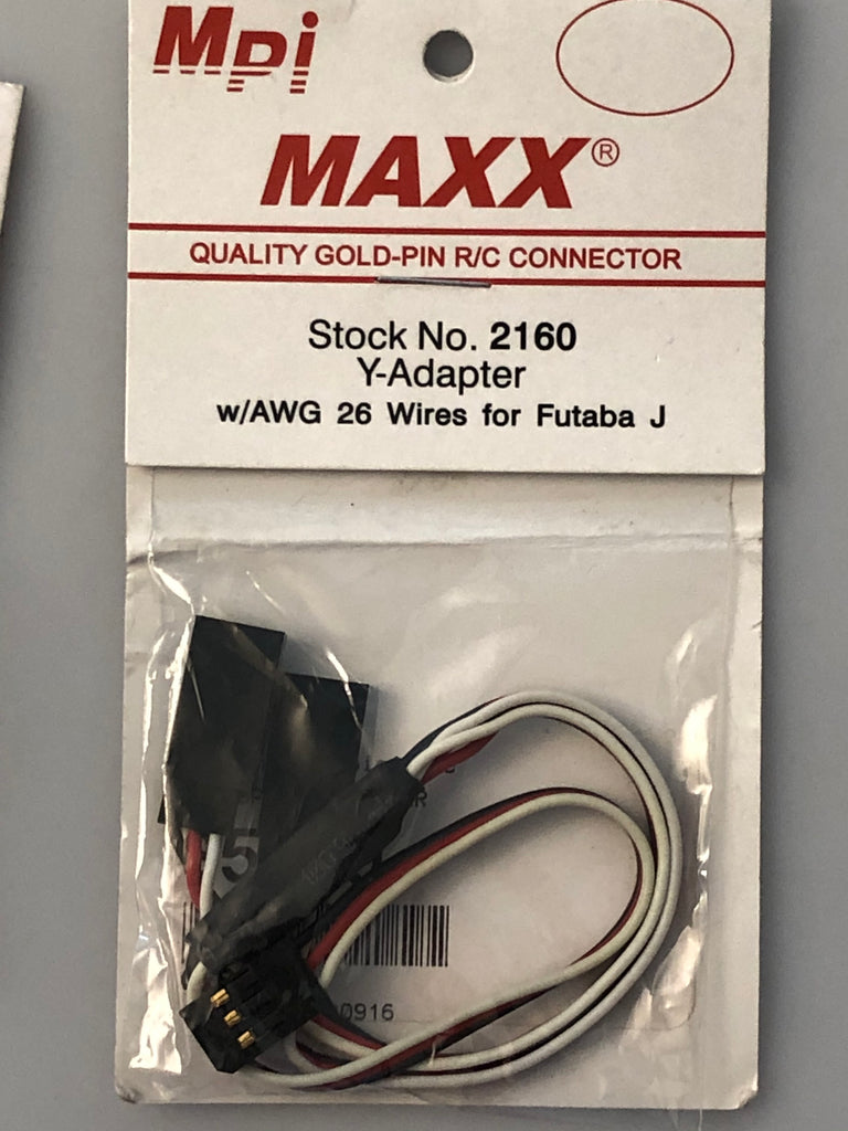 Maxx Products 2160 Futaba Y-Adapter 26 Gauge Wire CER2160