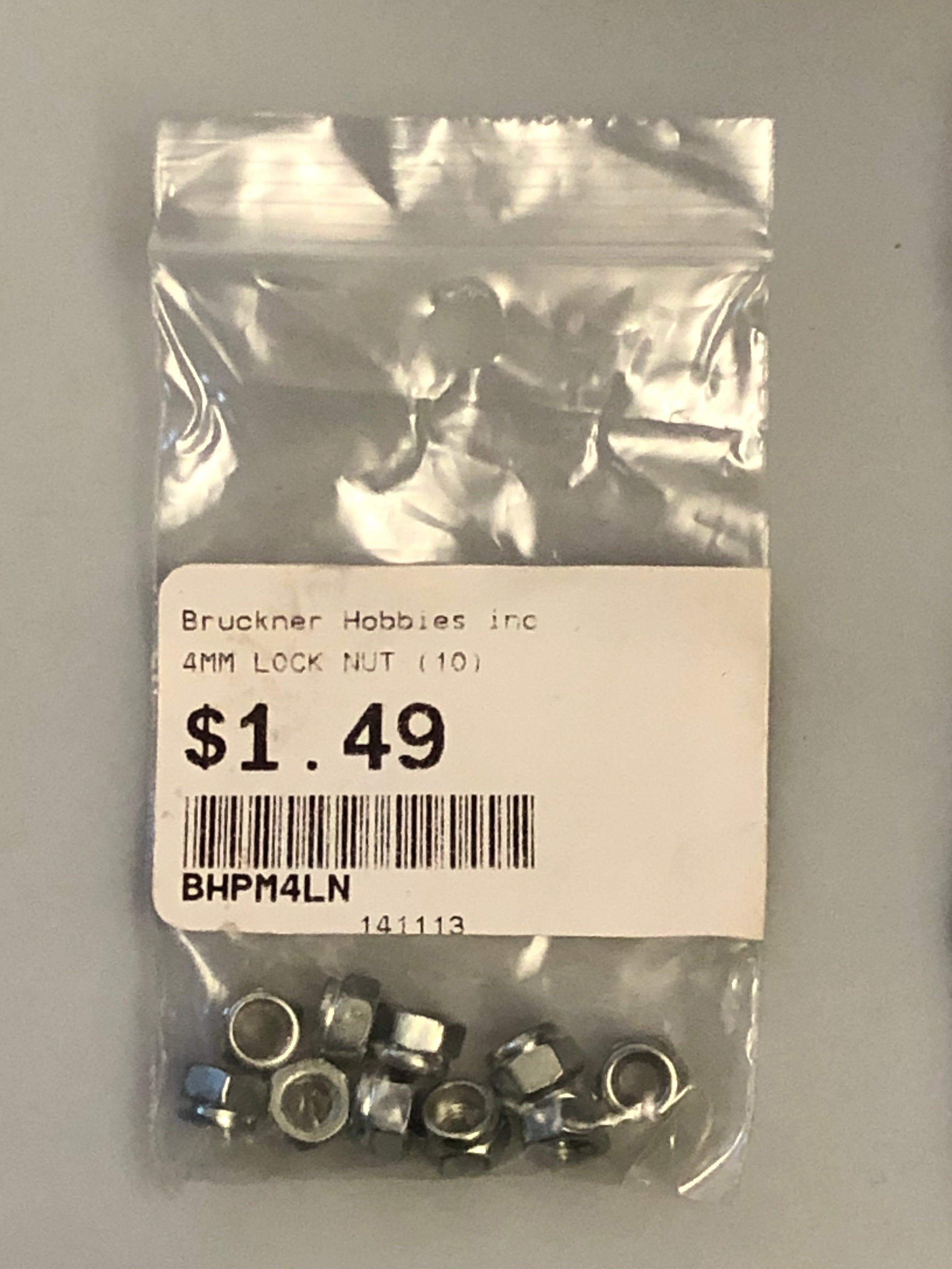 BHP 4mm Lock Nut (10) BHPM4LN
