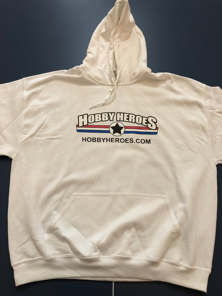 Sweat Shirt Hobby Heroes White Adult 2X-Large SSHIRTHHWHT2XL