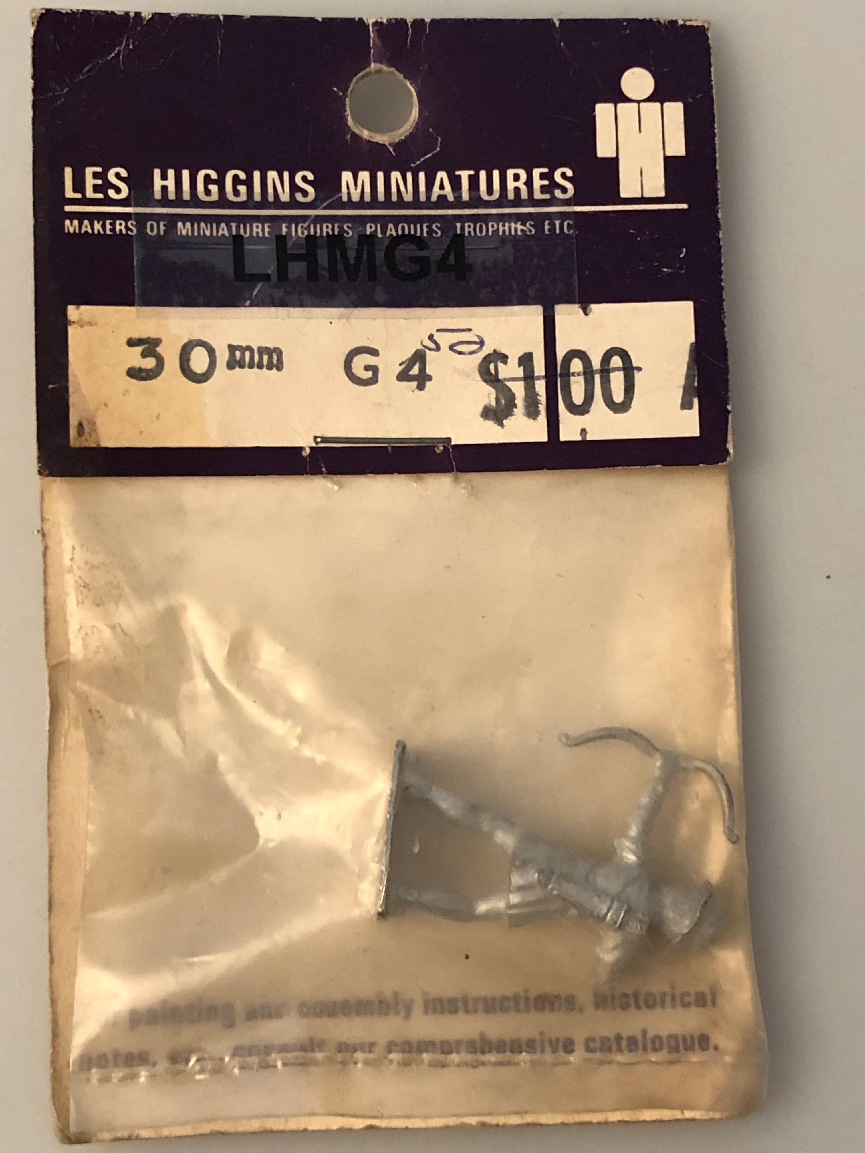 Les Higgins Miniatures G4 Figure LHMG4