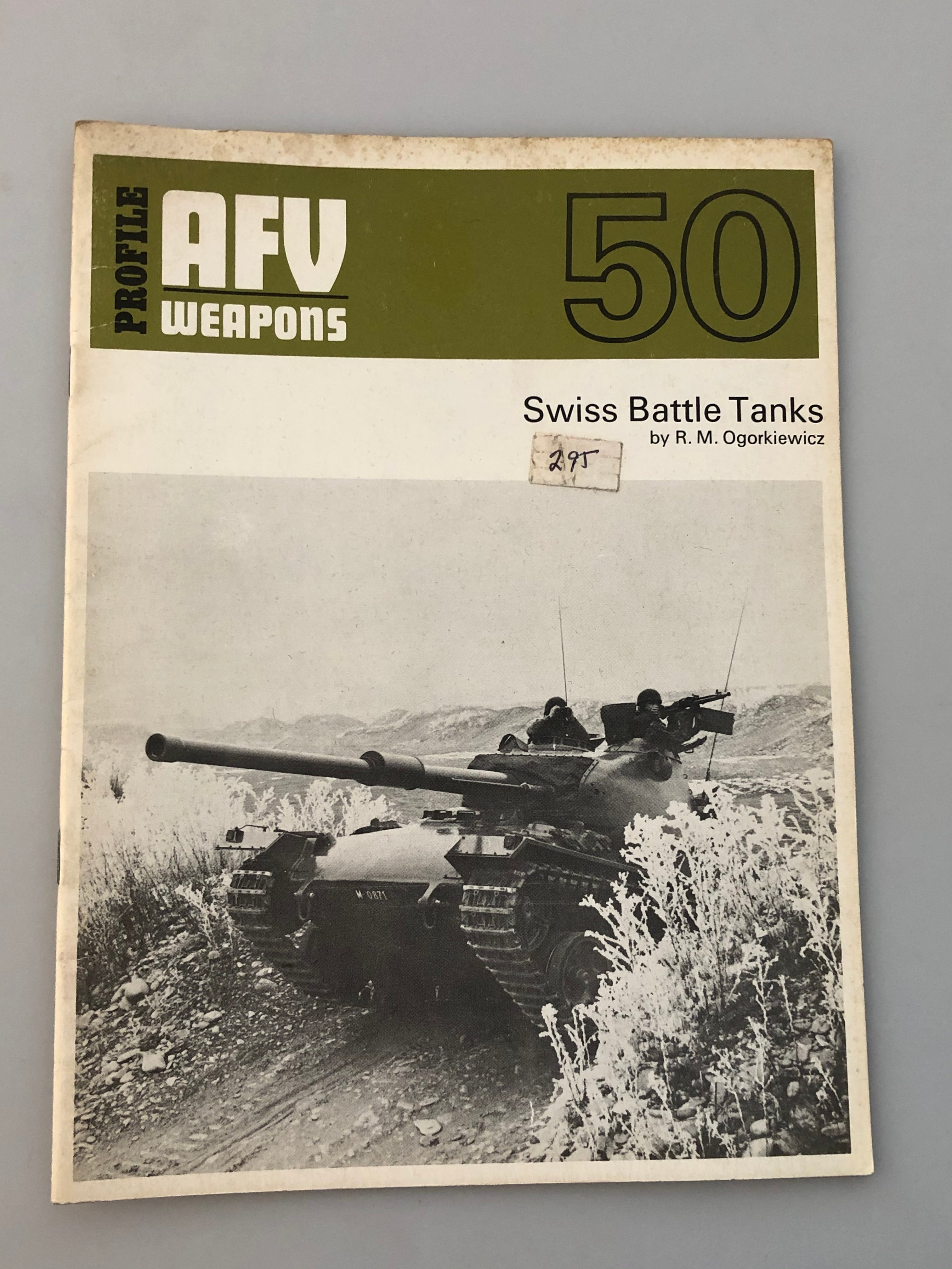 AFV 50 Swiss Battle Tanks Profile Publications (Box 9) AFV50
