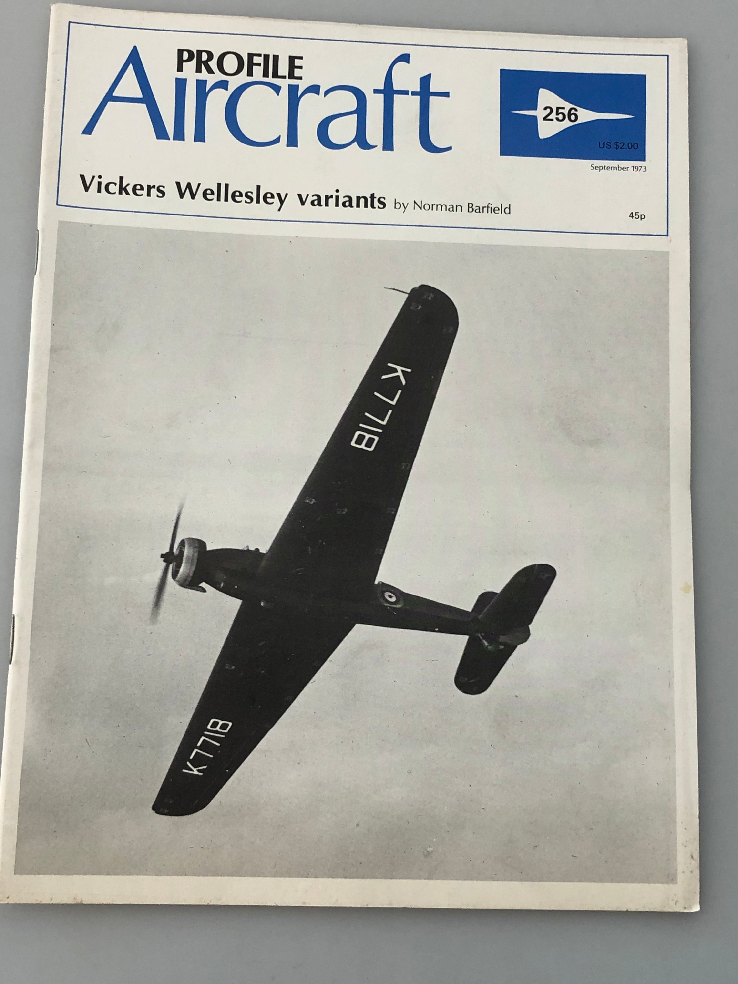 Aircraft Profile 256 Vickers Wellesley variants Profile Publications (Box 10) AP256