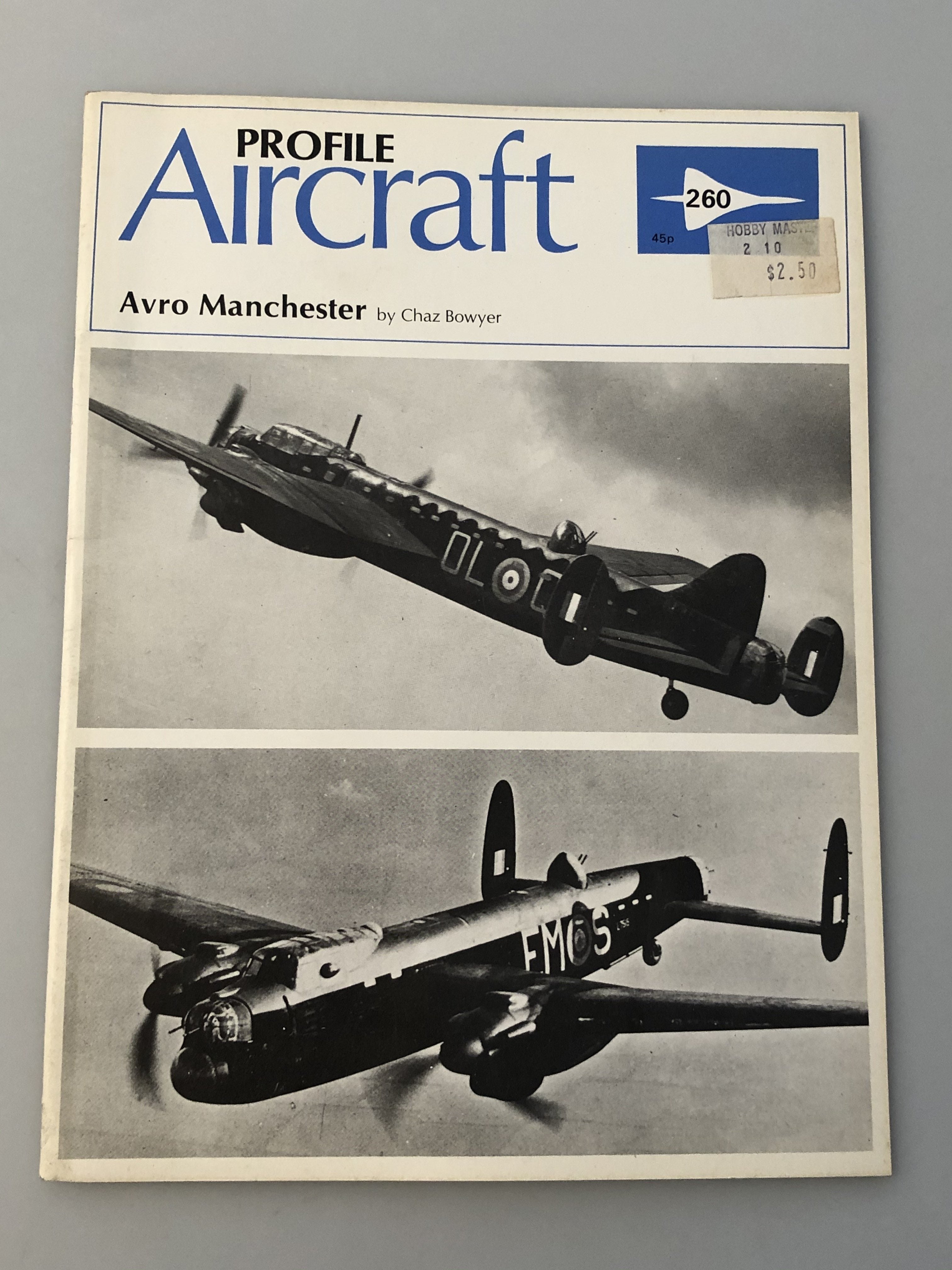 Aircraft Profile 260 Avro Manchester Profile Publications (Box 11) AP260