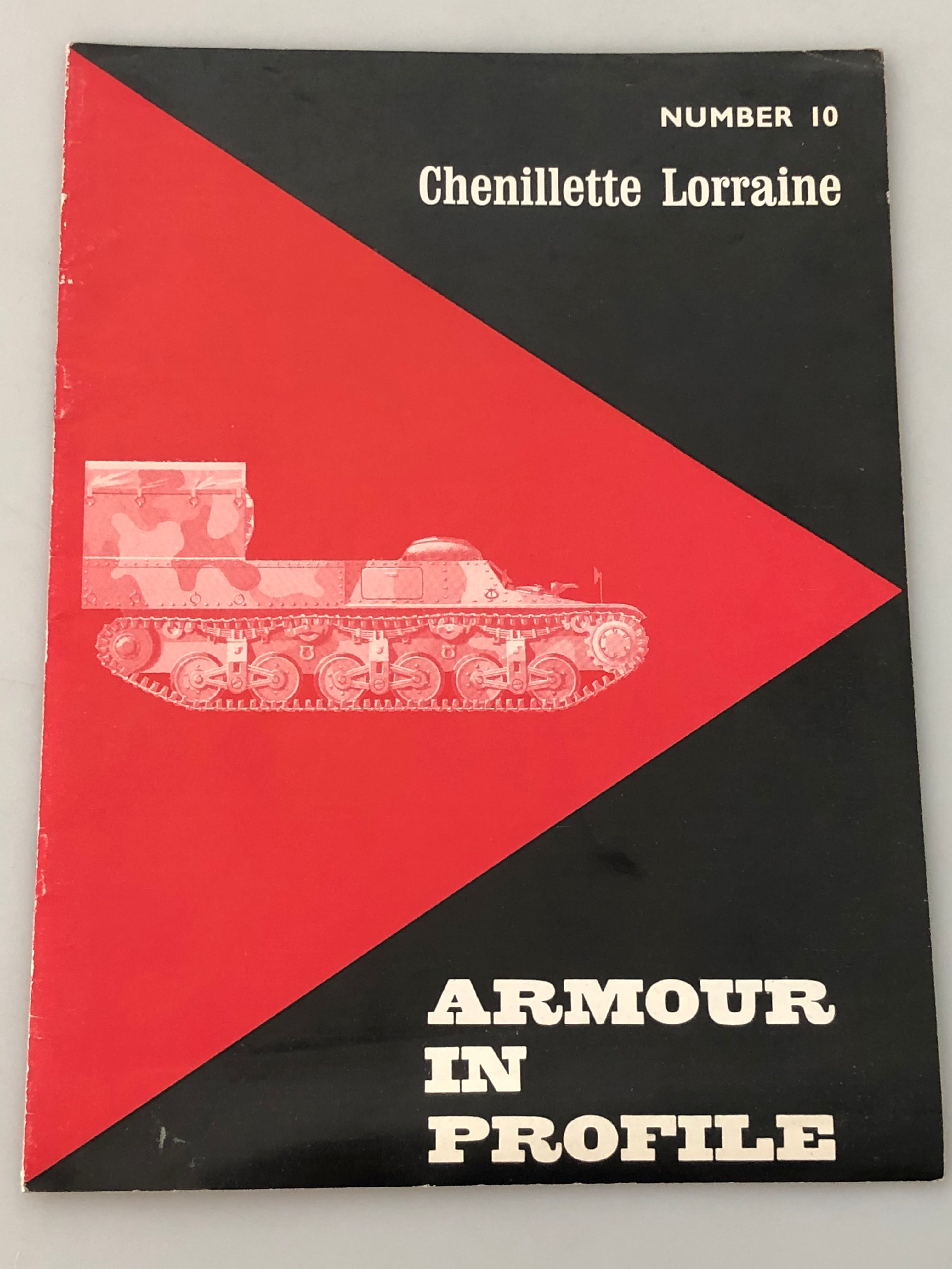 Armour in Profile Number 10 Chenillette Lorraine Profile Publications (Box 11) AP10