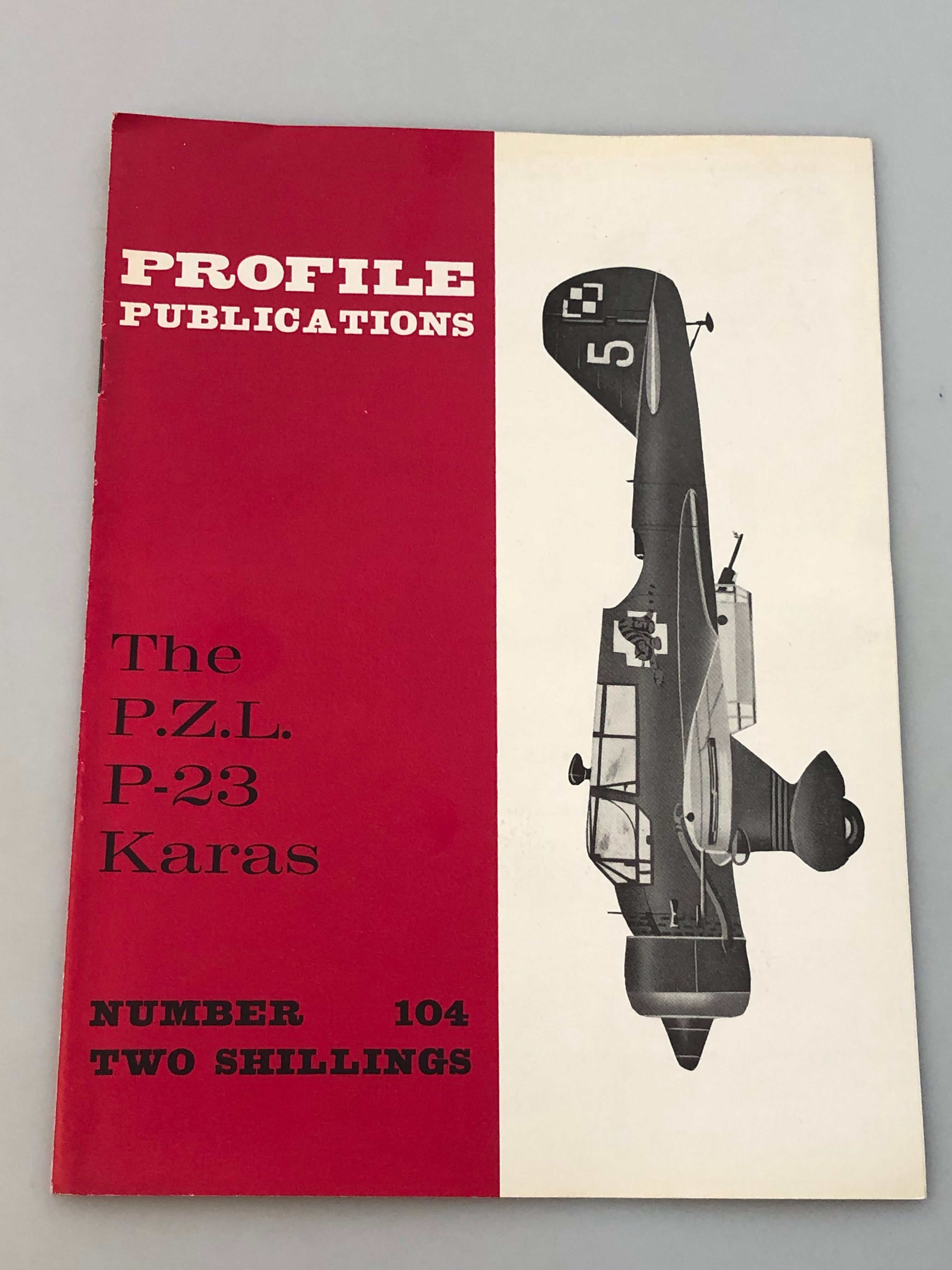 Profile Publications Number 104 The P.Z.L. P-23 Karas (Box 8) PPN104