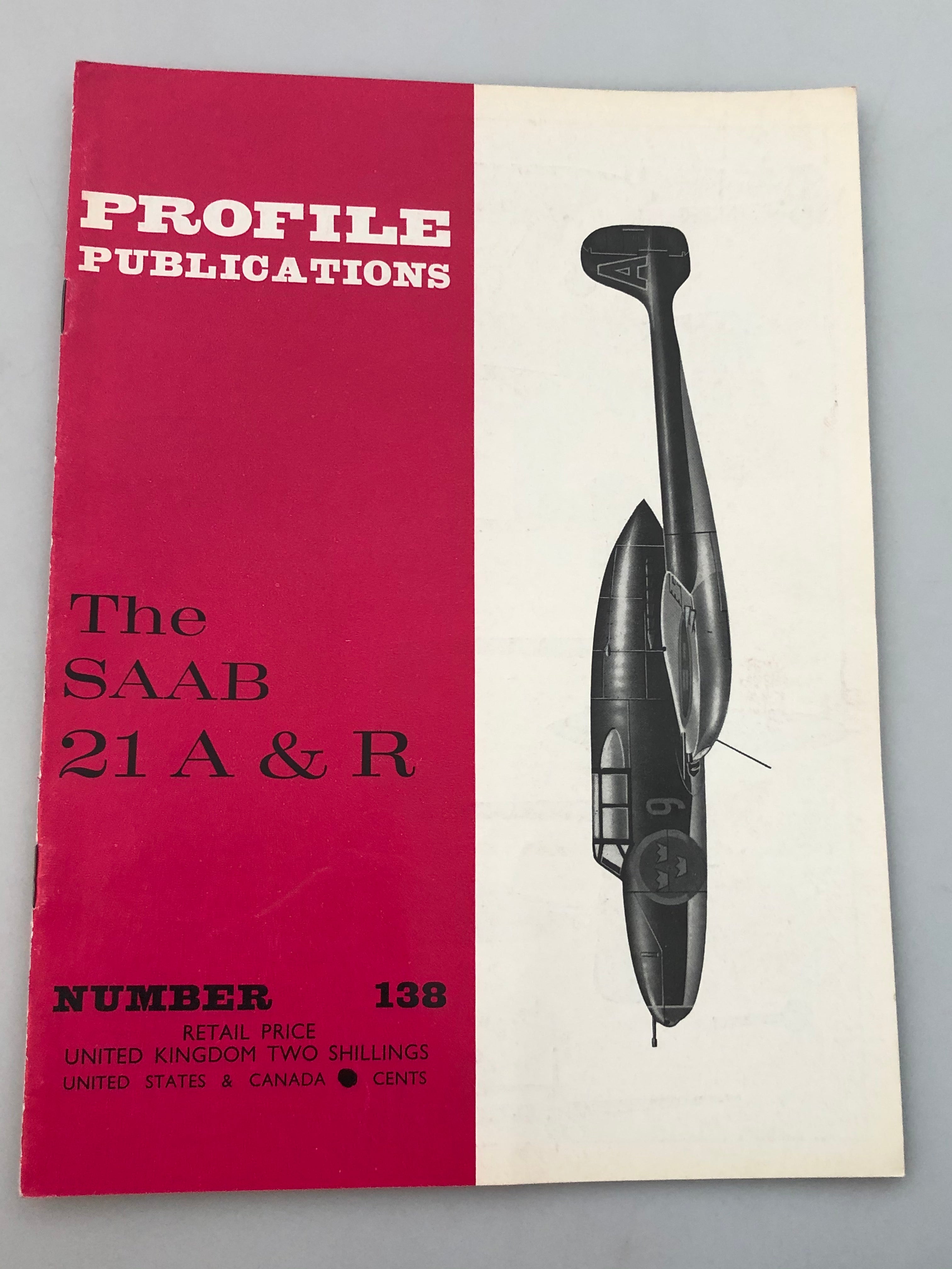 Profile Publications Number 138 The Saab 21 A&R (Box 8) PPN138