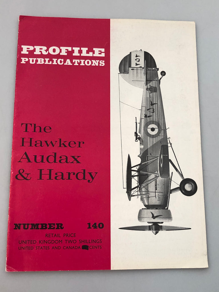 Profile Publications Number 140 The Hawker Audax & Hardy (Box 8) PPN140