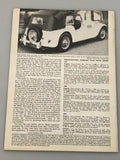 Profile Publications Number 65 The Plus Four Morgan (Box 7) PPN65
