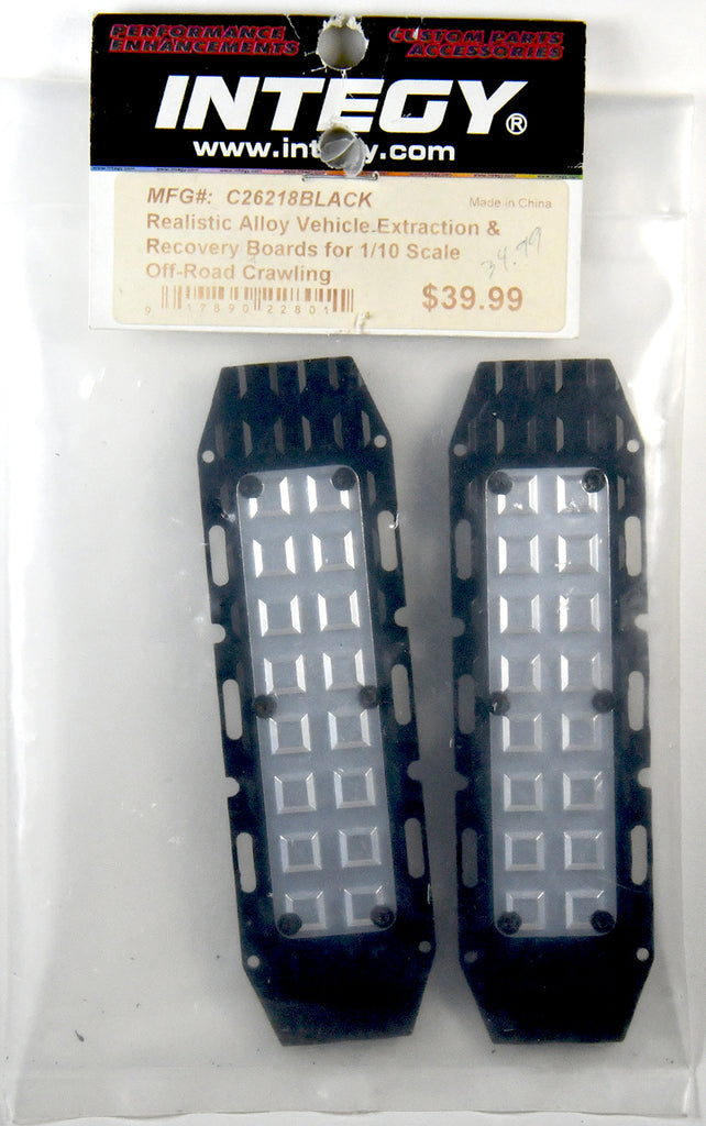 Integy C26218Black Realistic Alloy Vehicle Extraction Boards 1/10 Crawling INTC26218BLACK