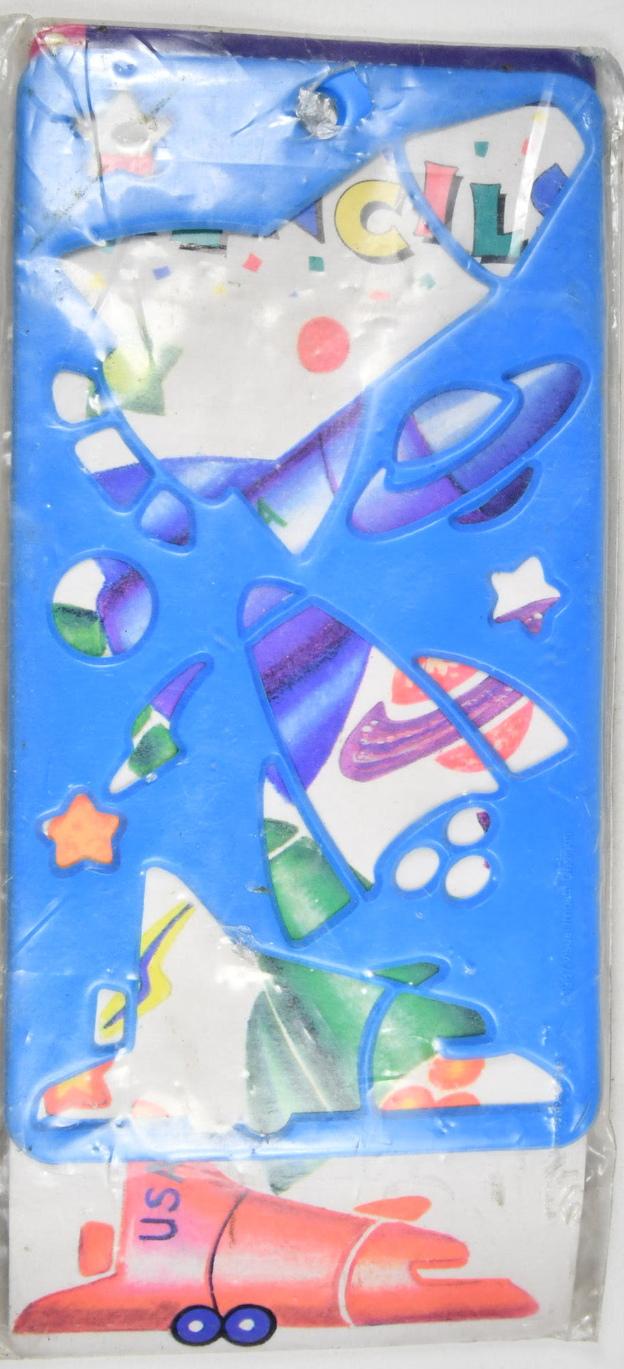 Great Explorations 123 Space Craft Stencil GEX123
