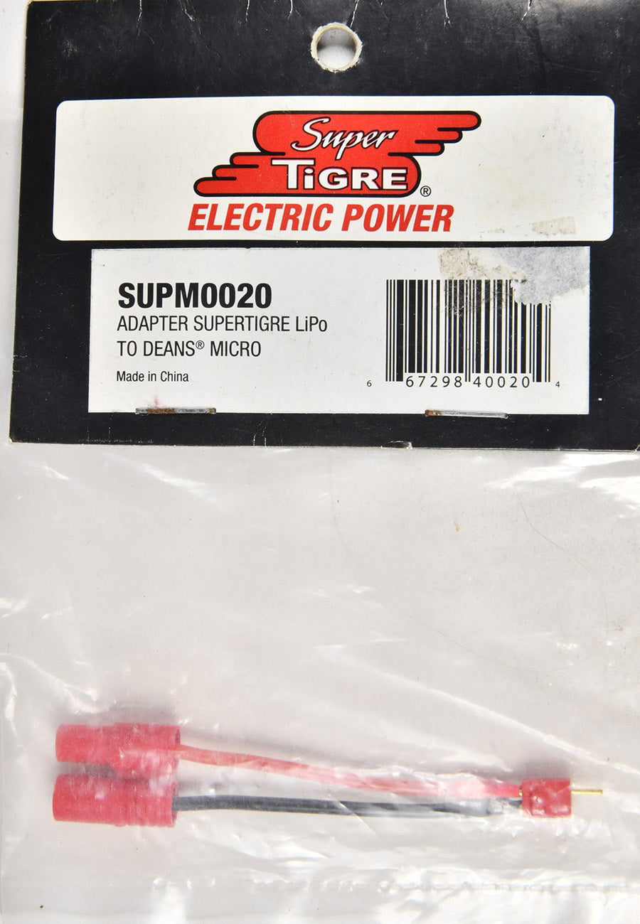 Super Tiger Adapter Supertiger LiPo to Deans Micro SUPM0020