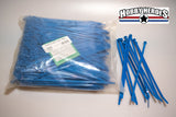 500 Pieces 8" Zip Ties Cable Cord Wire Strap 50 lbs Nylon Blue, 92204 TWB1