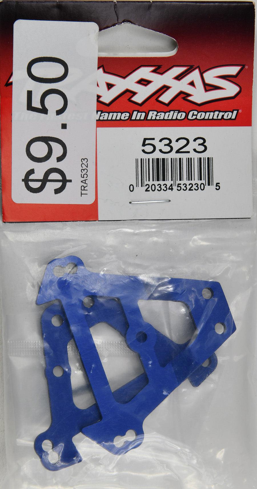 Traxxas Bulkhead Tie Bars, Front & Rear (Blue-Anodized Aluminum) TRA5323