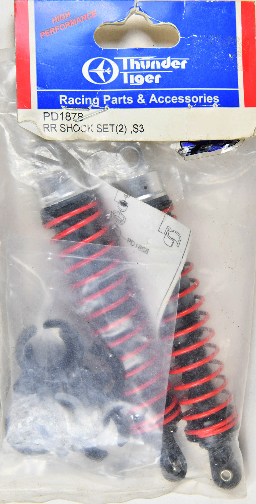 Thunder Tiger PD1878 Rear Shock Set (2) S3 TTRPD1878