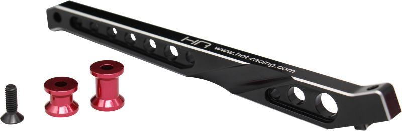 Hot Racing Aluminum Rear Chassis Brace: (Black): LP Talion 143mm HRAAON30CT01