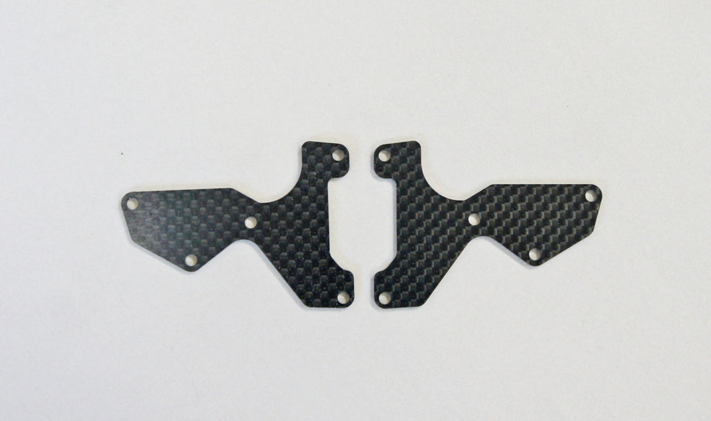 Mugen Graphite Front Lower Suspension Arm Mount Plate 2pcs (1.2mm): X8 MUGE2155