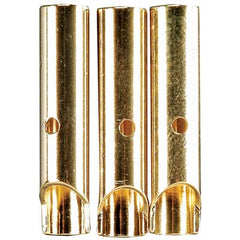 Great Planes Gold Bullet Connector Female 4mm (3) GPMM3115