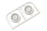 Kyosho Multi Wheel N/Offset 0 (White/AWD/2pcs.) KYOMDH100W-N0