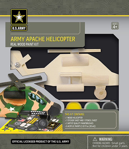 Masterpieces Army Apache Wood Kit MST21525