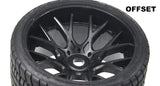 Sweep Racing Terrain Crusher Off Road Belted Black Monster Truck Tires (2) SWSRC1002B