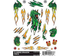 PineCar Flaming Dragon Dry Transfer WODP4018