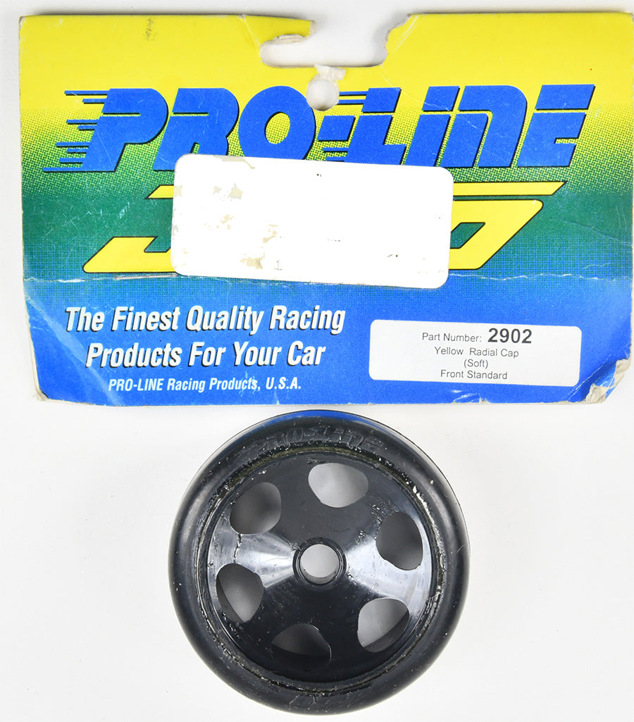 Pro-Line Yellow Radial Cap (Soft) Front Standard PRO2902