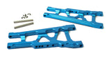 Racers Edge Slash 4WD Aluminum Front/Rear Suspension Arms (pr)- Blue RCE1844BL