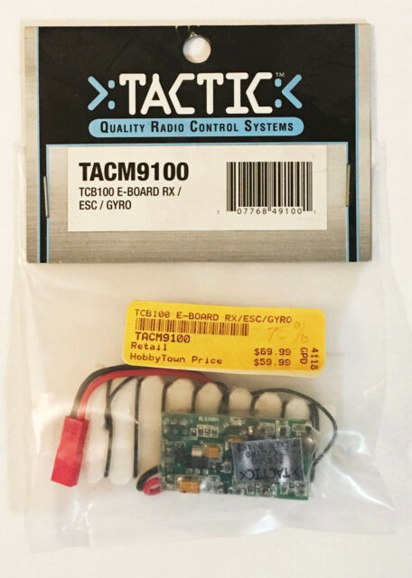 Tactic Tcb100 E-Board Rx/Esc/Gyro TACM9100