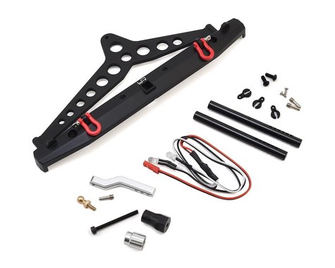 Yeah Racing Aluminum Rear Bumper w/Spare Tire Mount YEAYA0549